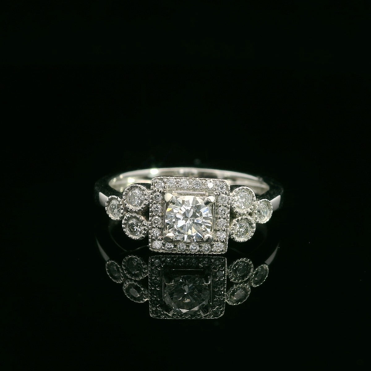Diamond Engagement Rings-Natural