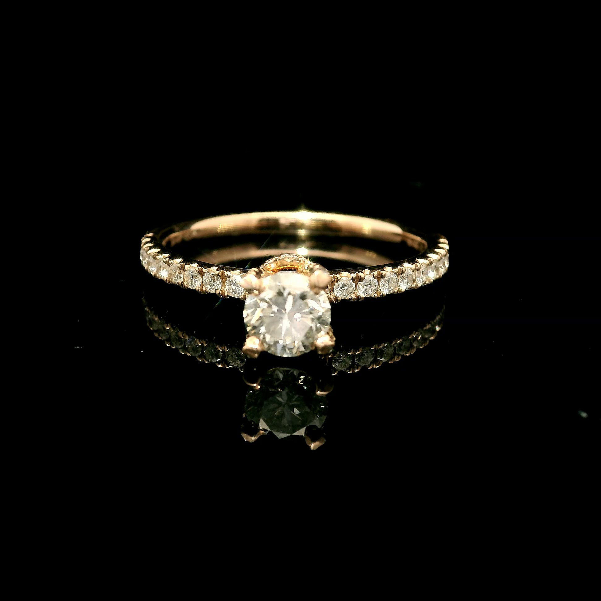 Diamond Engagement Rings-Natural