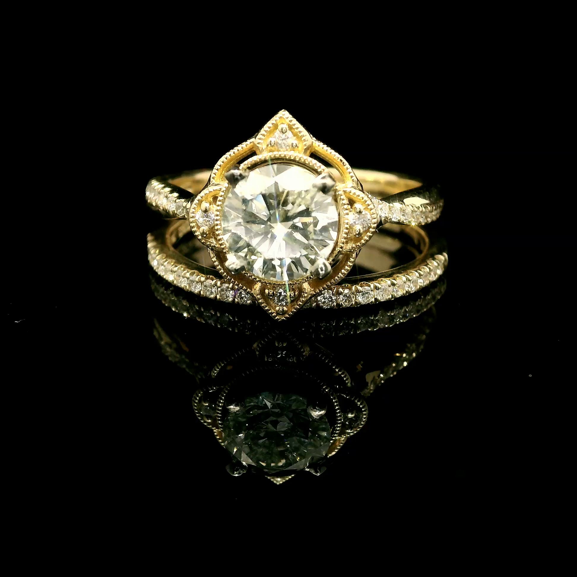 Diamond Engagement Rings-Natural