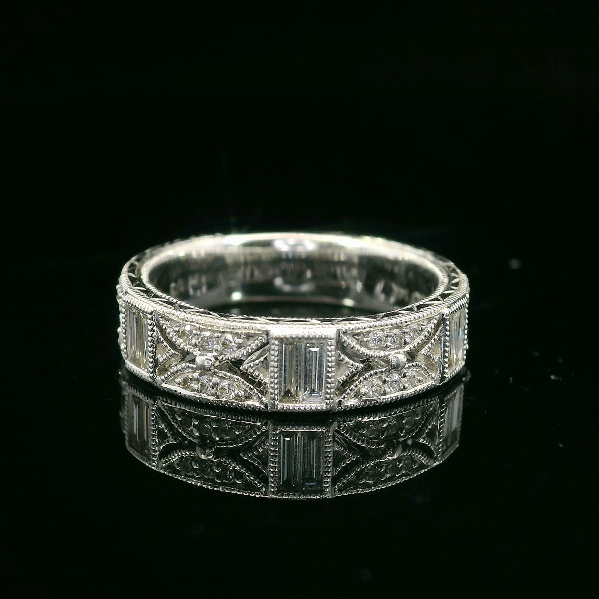 Diamond Wedding Bands  -  Women's