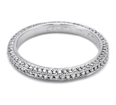 Diamond Wedding Bands  -  Women's