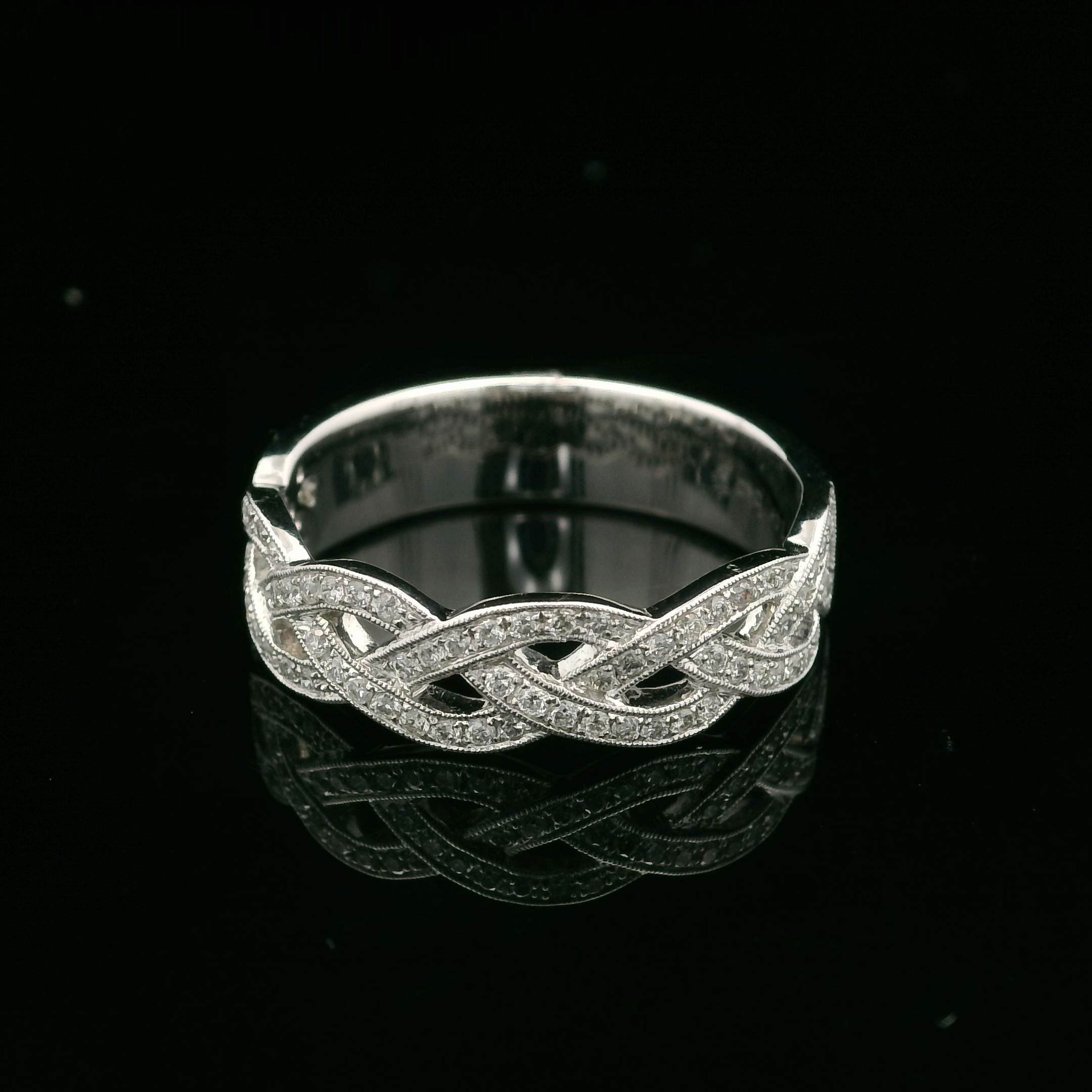 Diamond Wedding Bands  -  Women's