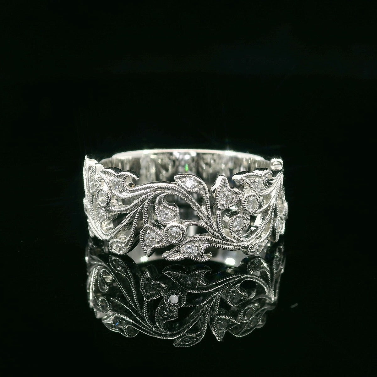 Diamond Wedding Bands  -  Women's