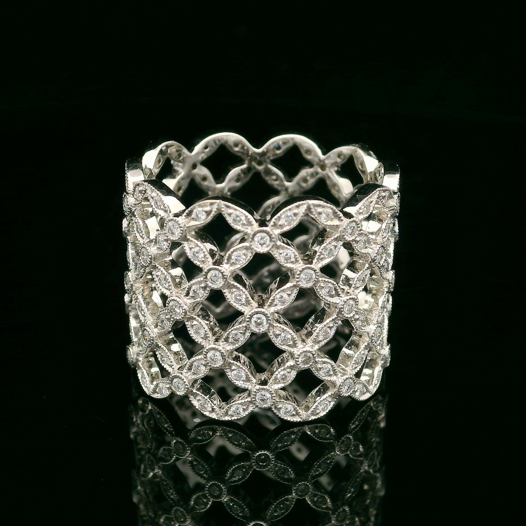 Diamond Wedding Bands  -  Women's