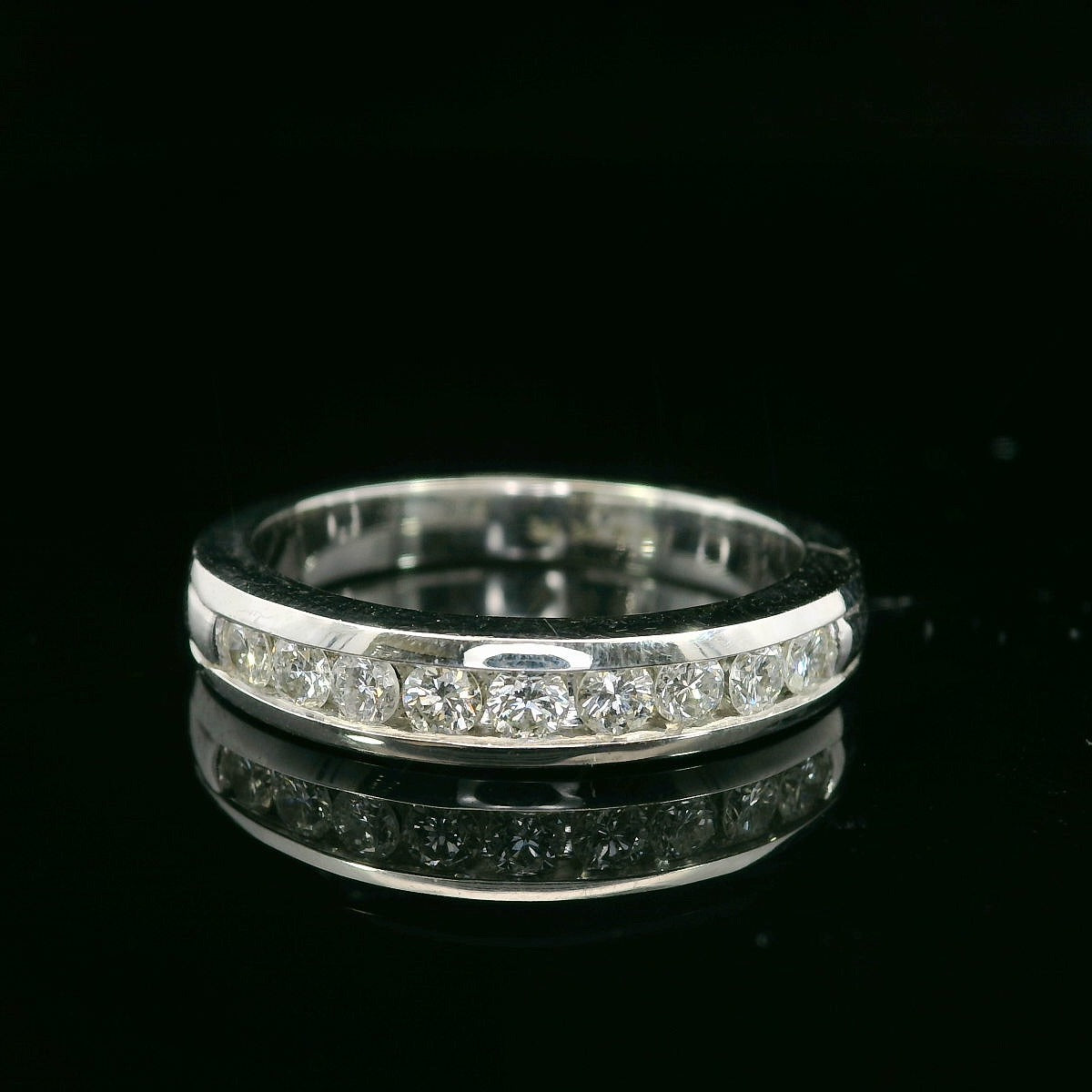 Diamond Wedding Bands  -  Women's