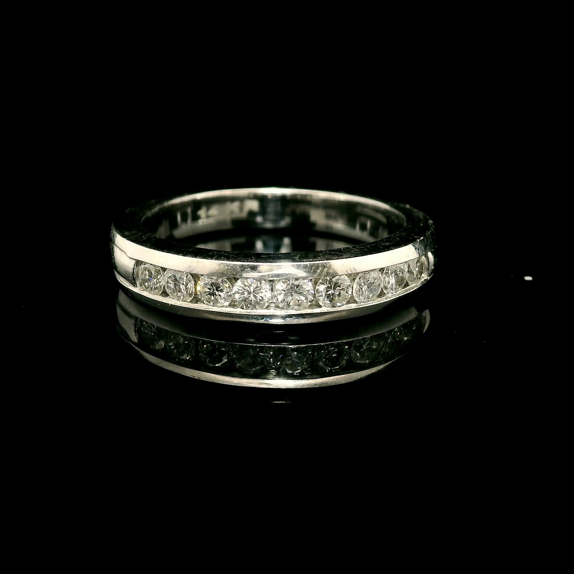 Diamond Wedding Bands  -  Women's