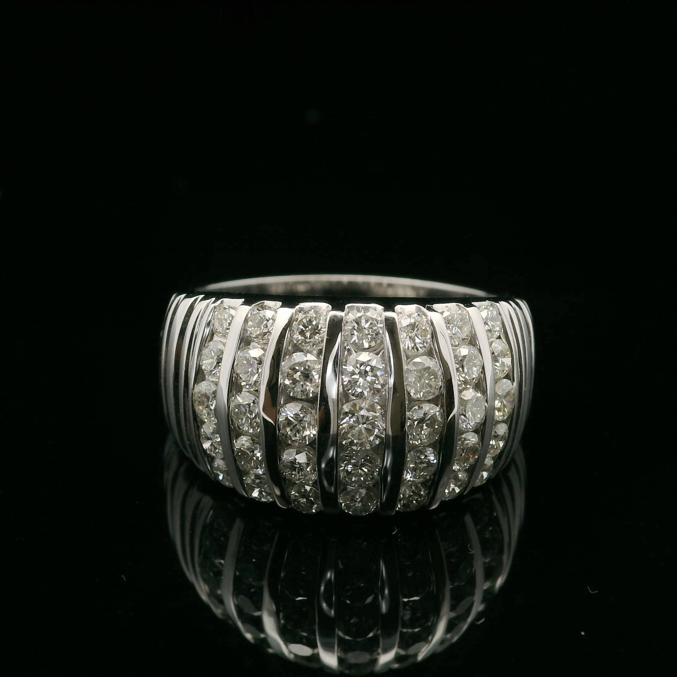 Diamond Wedding Bands  -  Women's