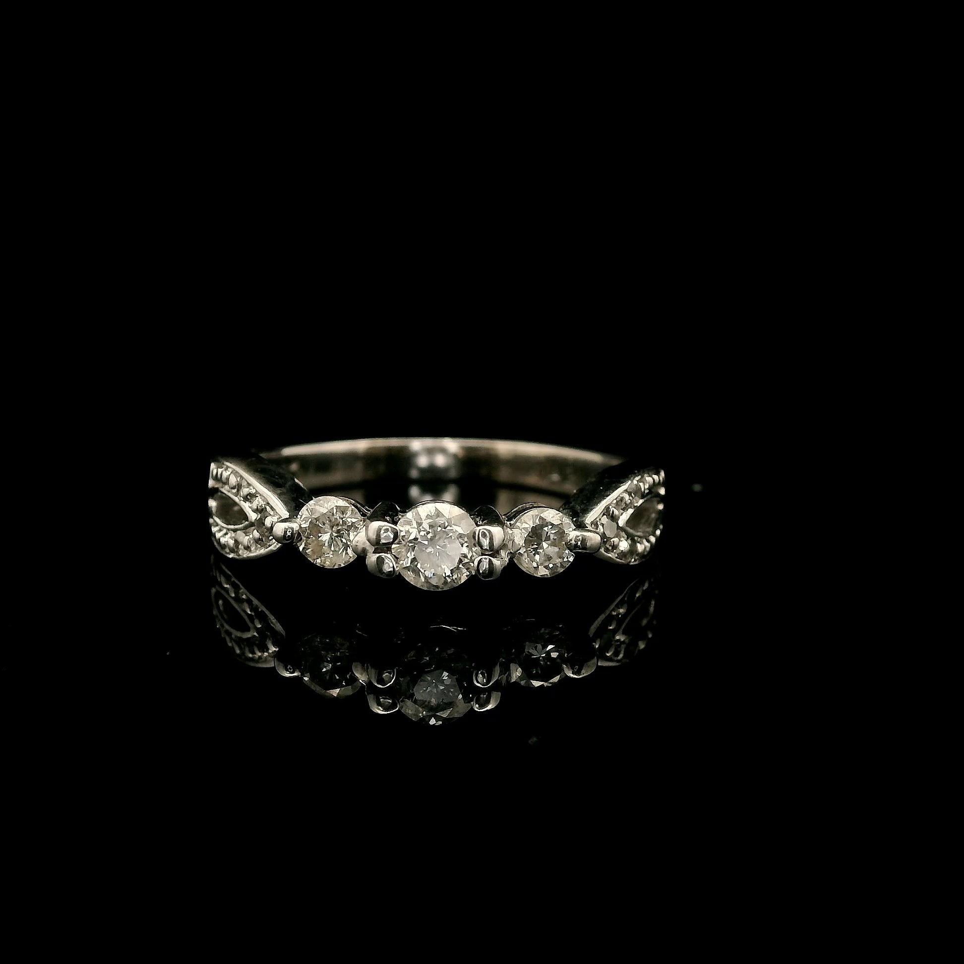 Diamond Wedding Bands  -  Women's