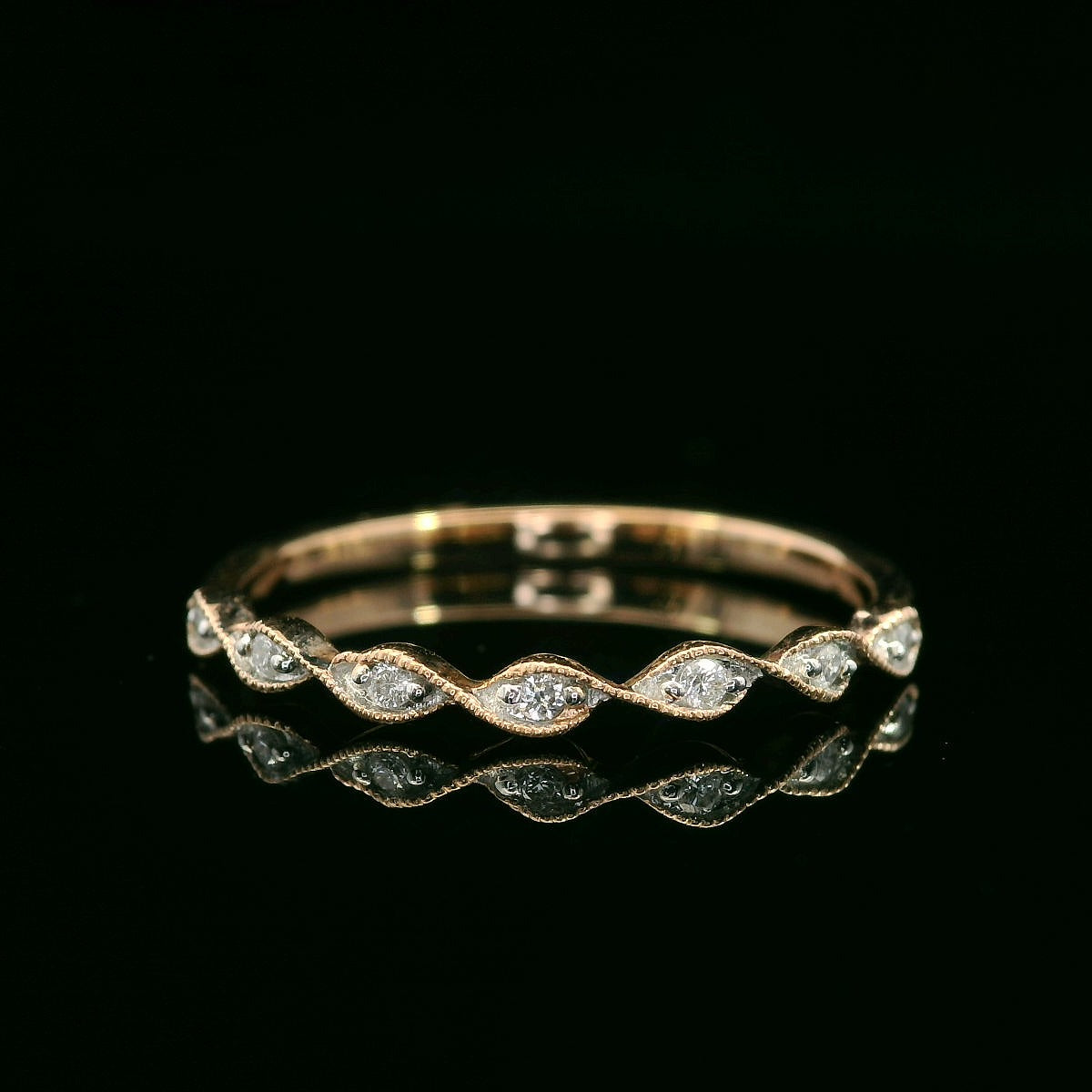Diamond Wedding Bands  -  Women's