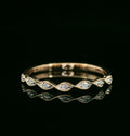Diamond Wedding Bands  -  Women's