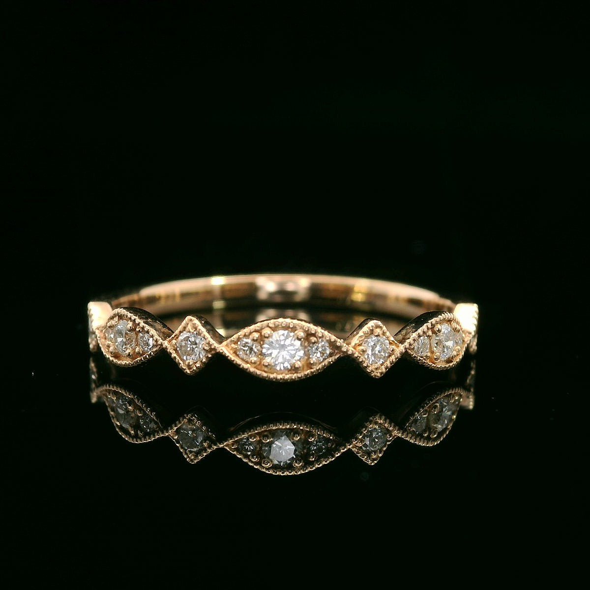 Diamond Wedding Bands  -  Women's