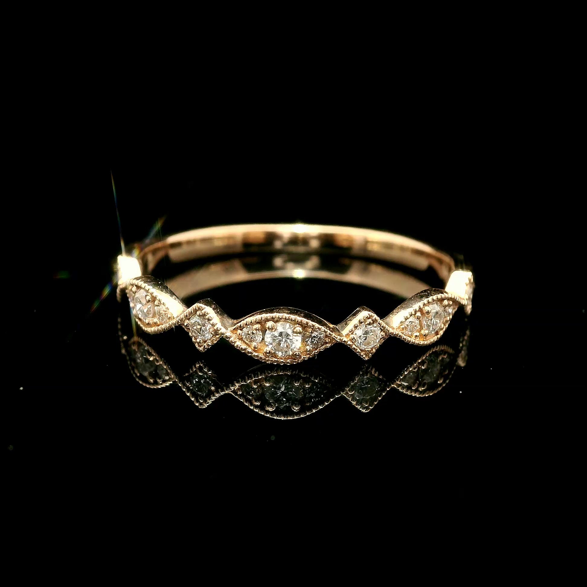 Diamond Wedding Bands  -  Women's