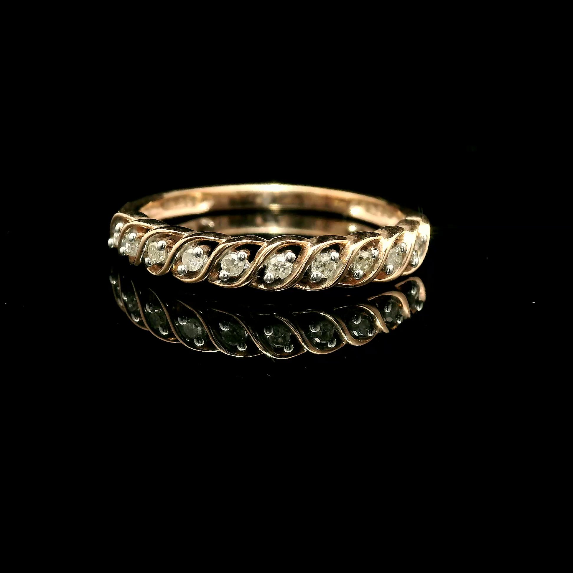 Diamond Wedding Bands  -  Women's