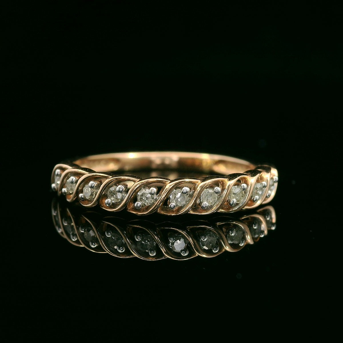 Diamond Wedding Bands  -  Women's