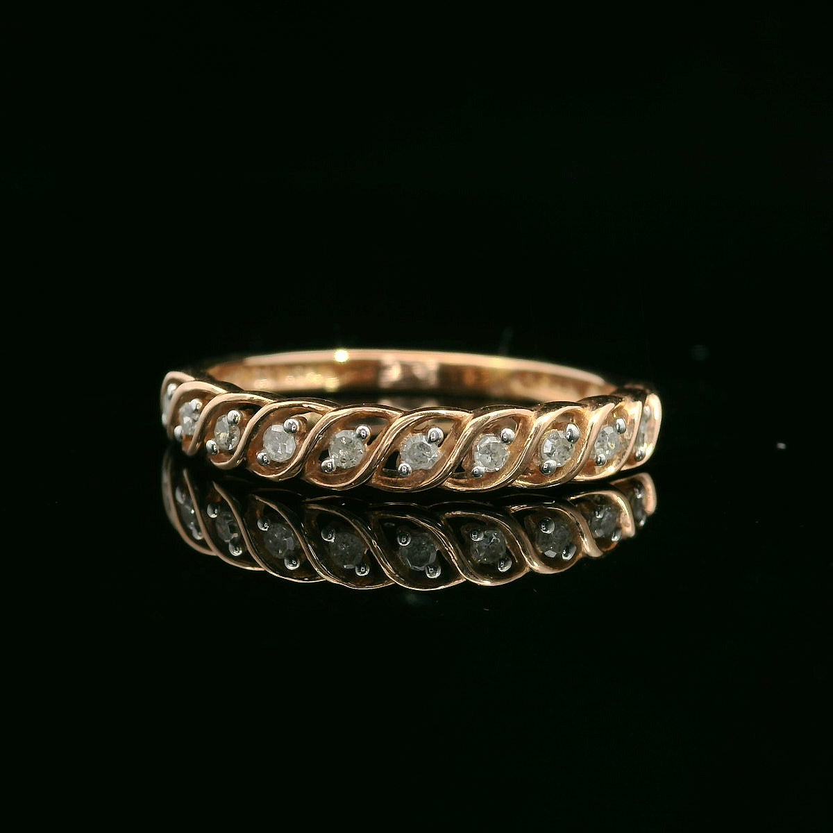 Diamond Wedding Bands  -  Women's