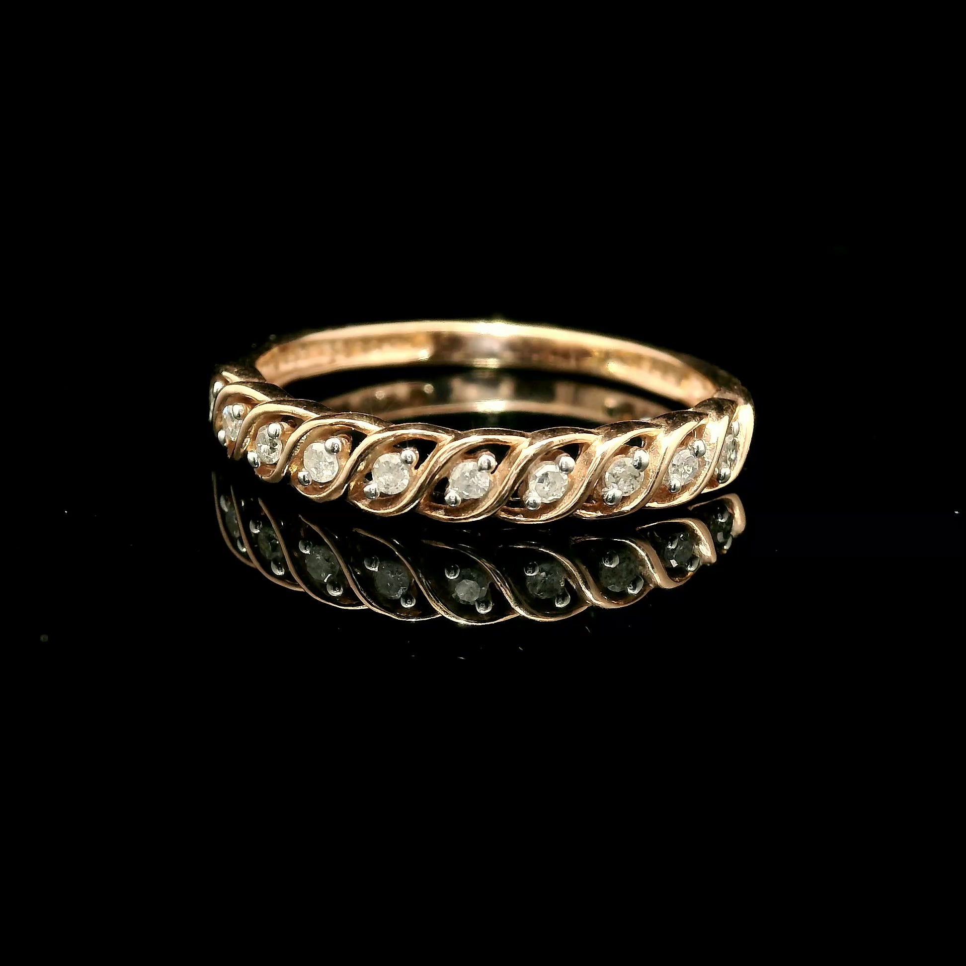 Diamond Wedding Bands  -  Women's