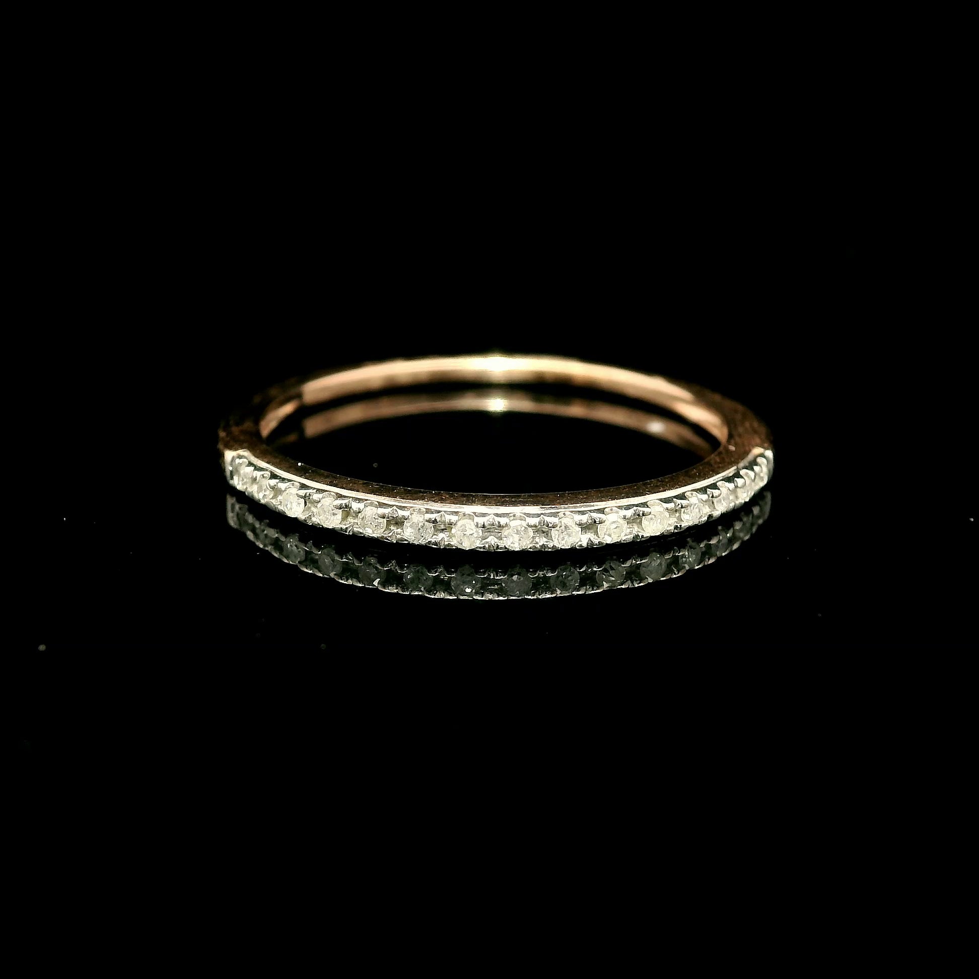 Diamond Wedding Bands  -  Women's