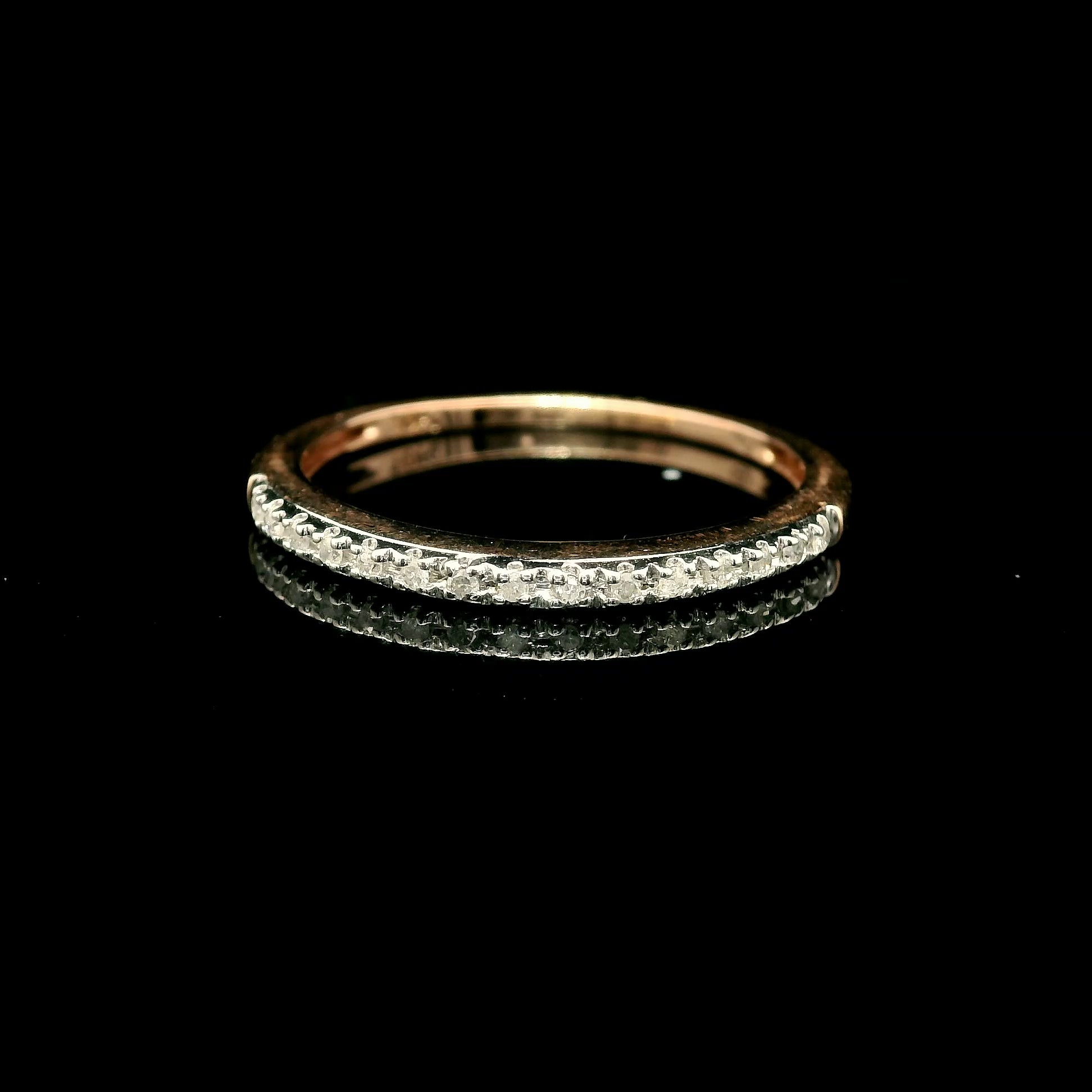 Diamond Wedding Bands  -  Women's