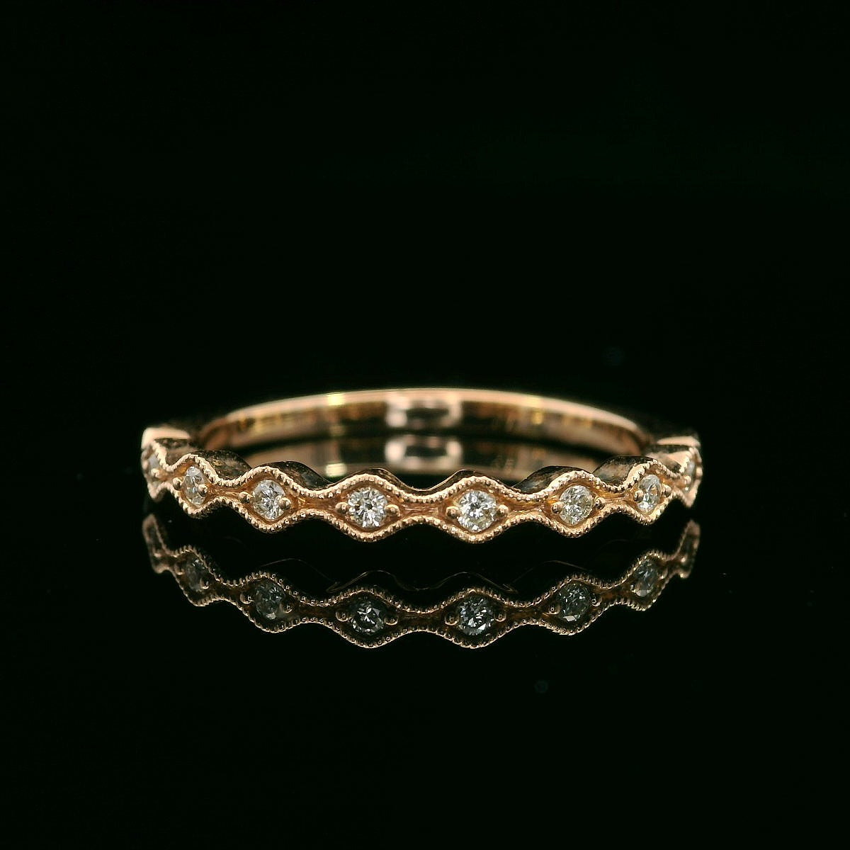Diamond Wedding Bands  -  Women's