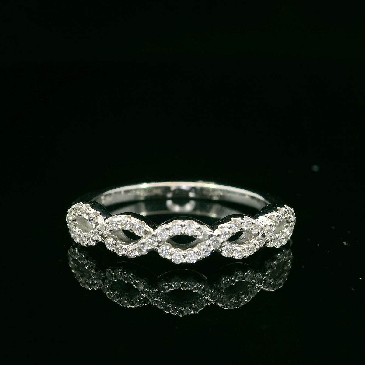 Diamond Wedding Bands  -  Women's