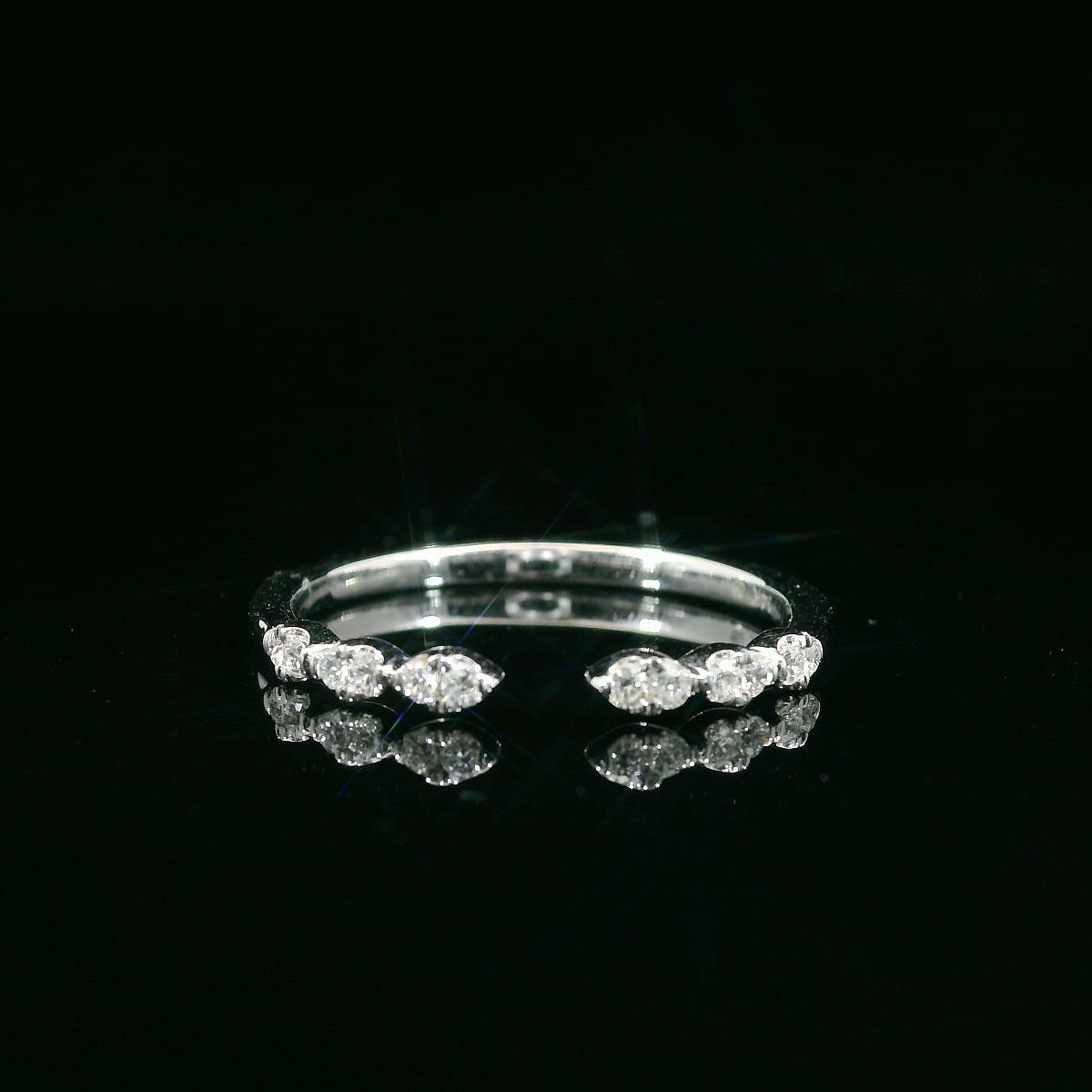 Diamond Wedding Bands  -  Women's
