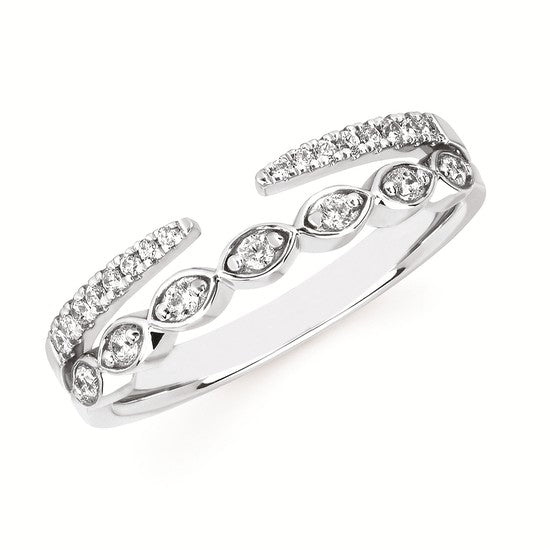 Diamond Wedding Bands  -  Women's