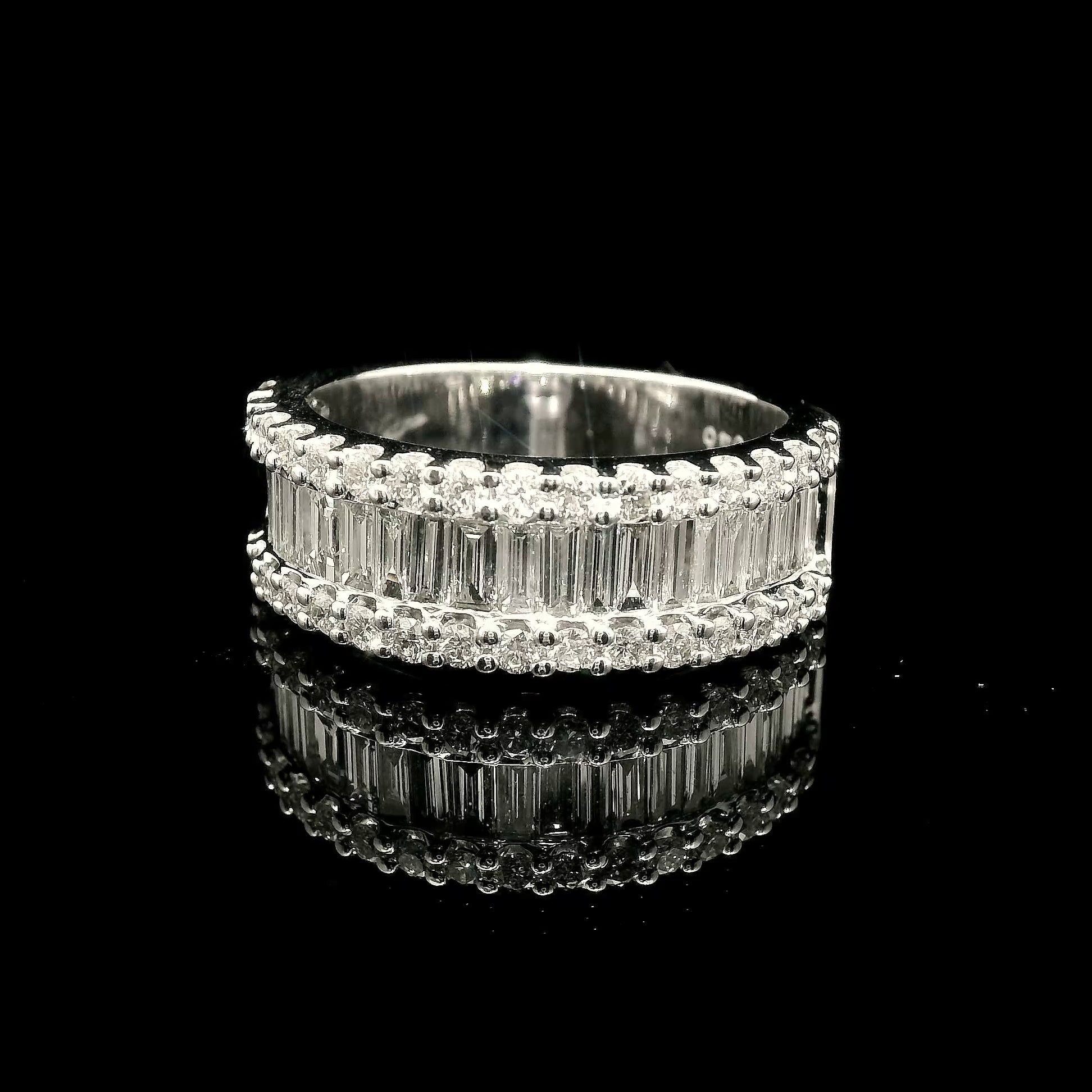 Diamond Wedding Bands  -  Women's