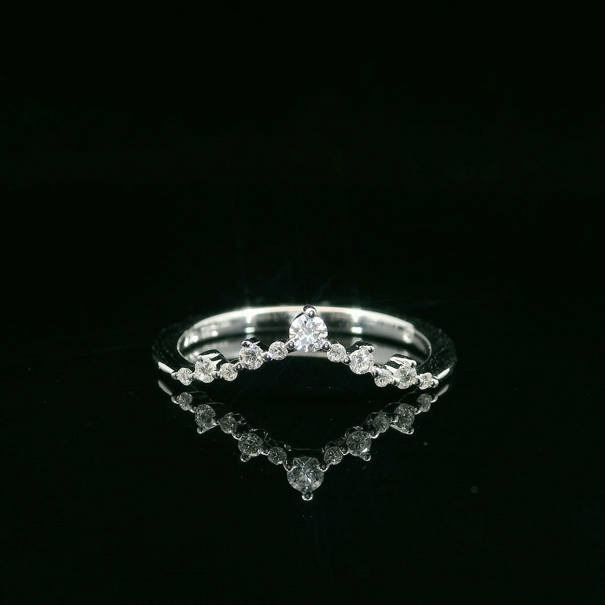 Diamond Wedding Bands  -  Women's
