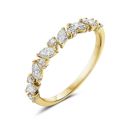 Diamond Wedding Bands  -  Women's