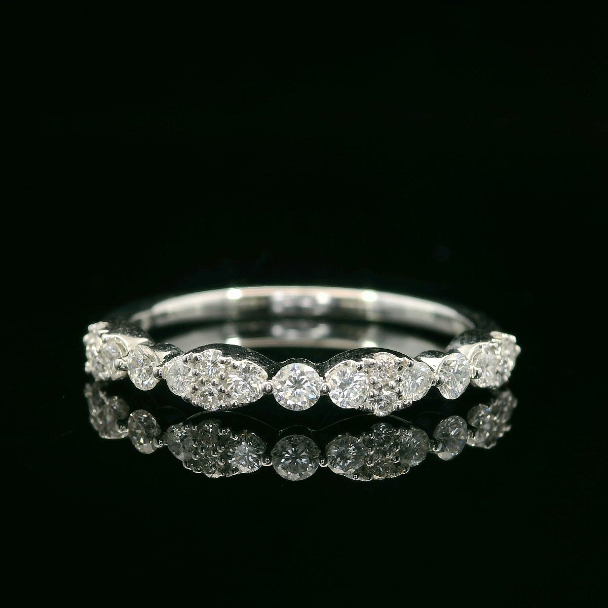 Diamond Wedding Bands  -  Women's