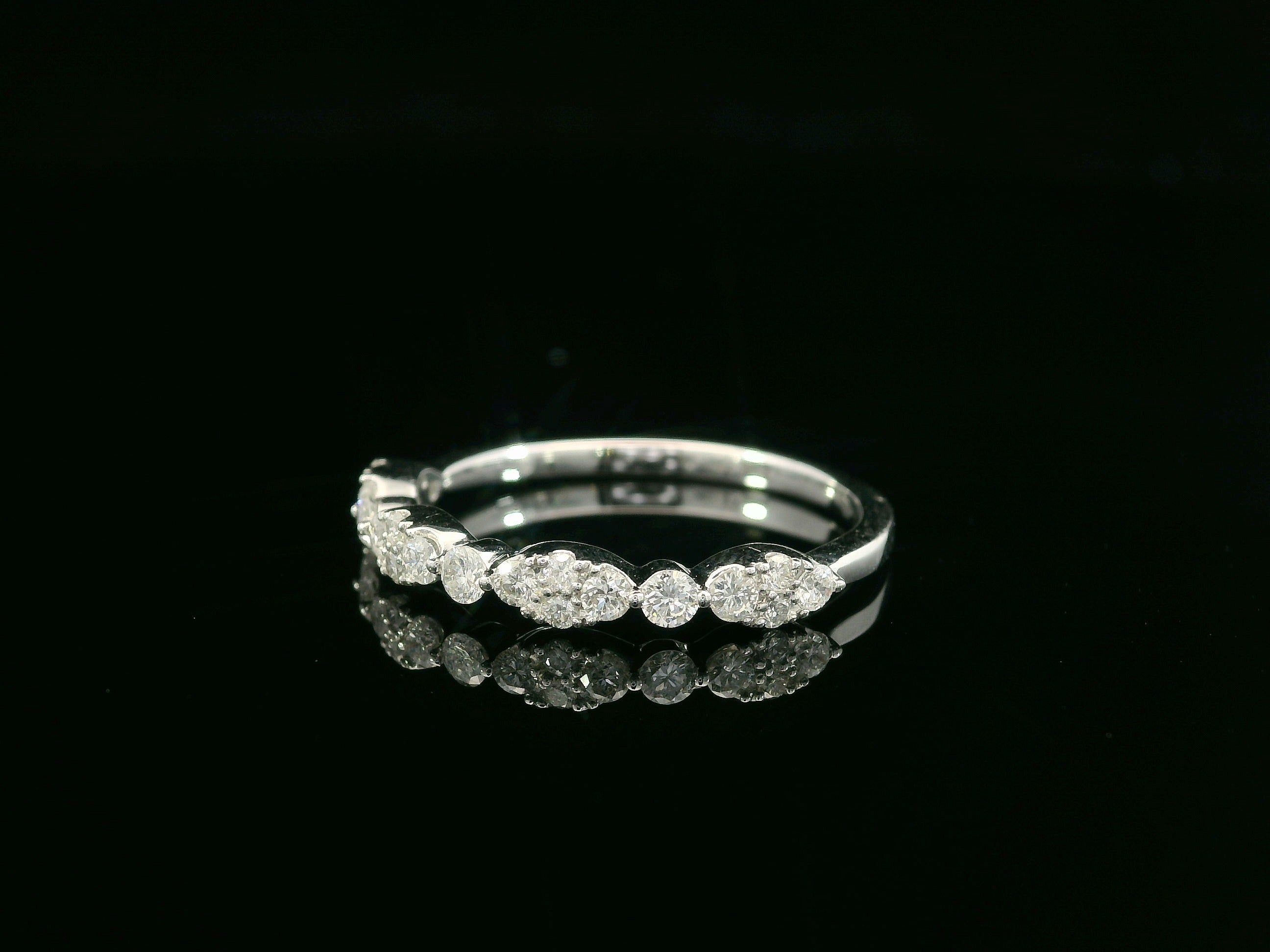 Diamond Wedding Bands  -  Women's