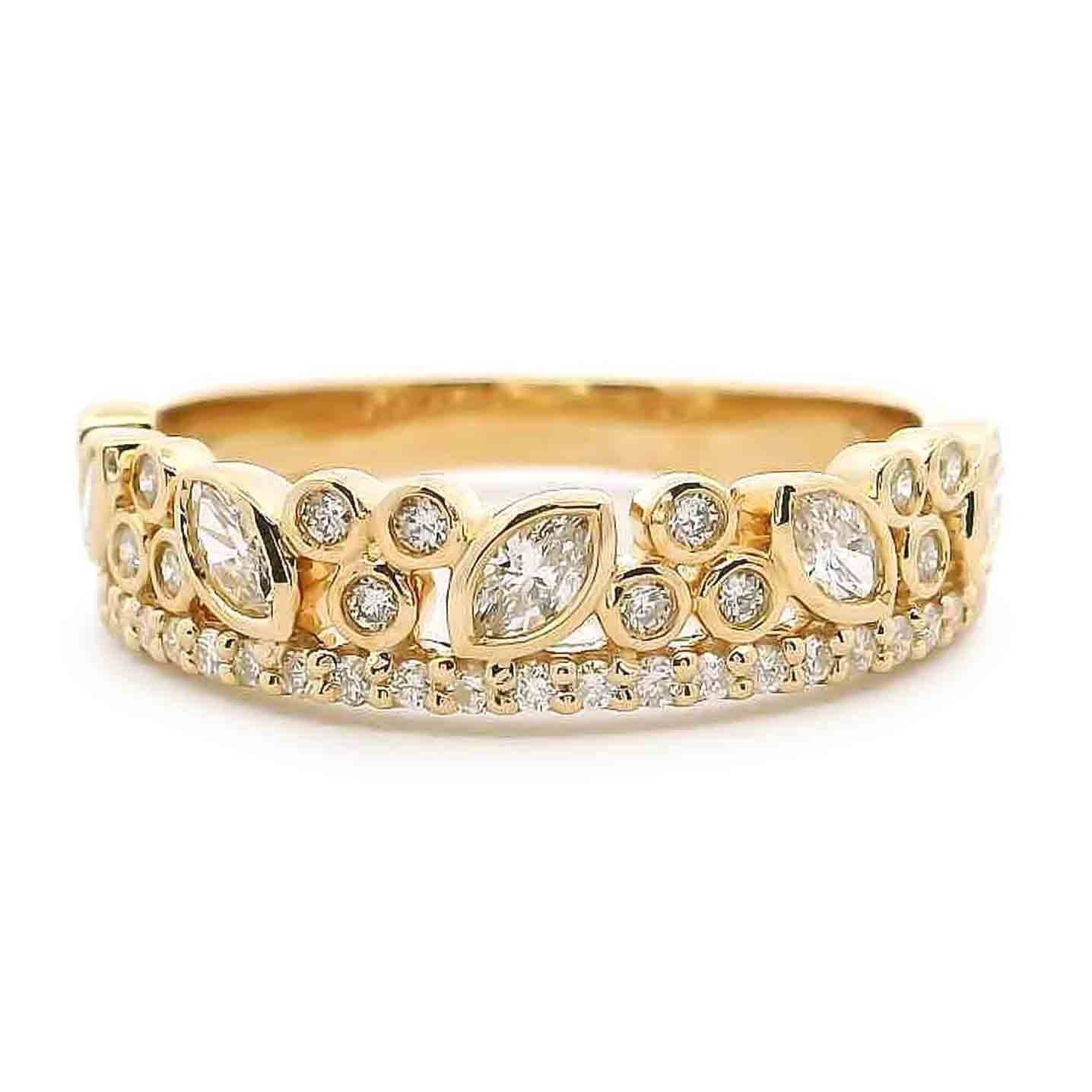 Diamond Wedding Bands  -  Women's
