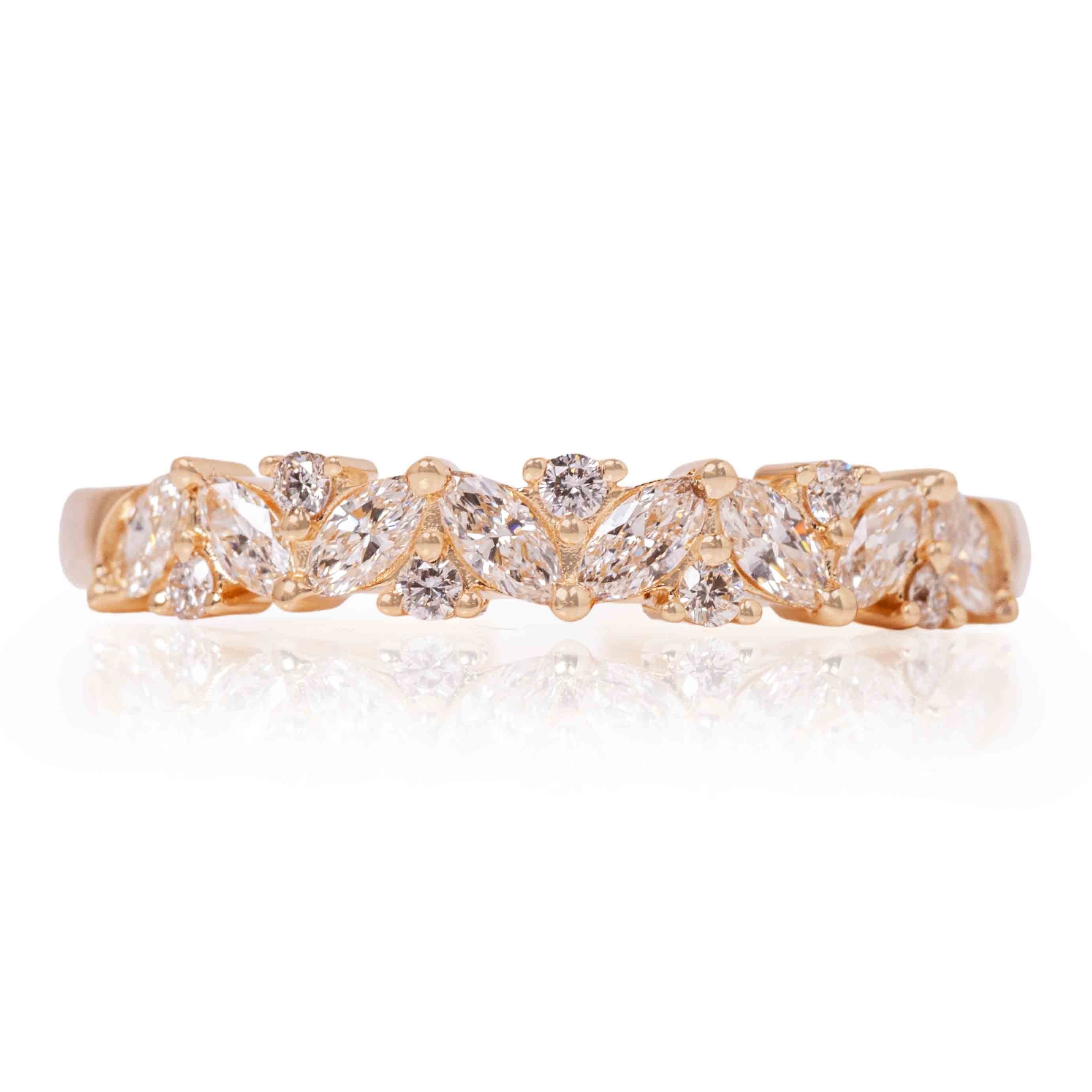 Diamond Wedding Bands  -  Women's