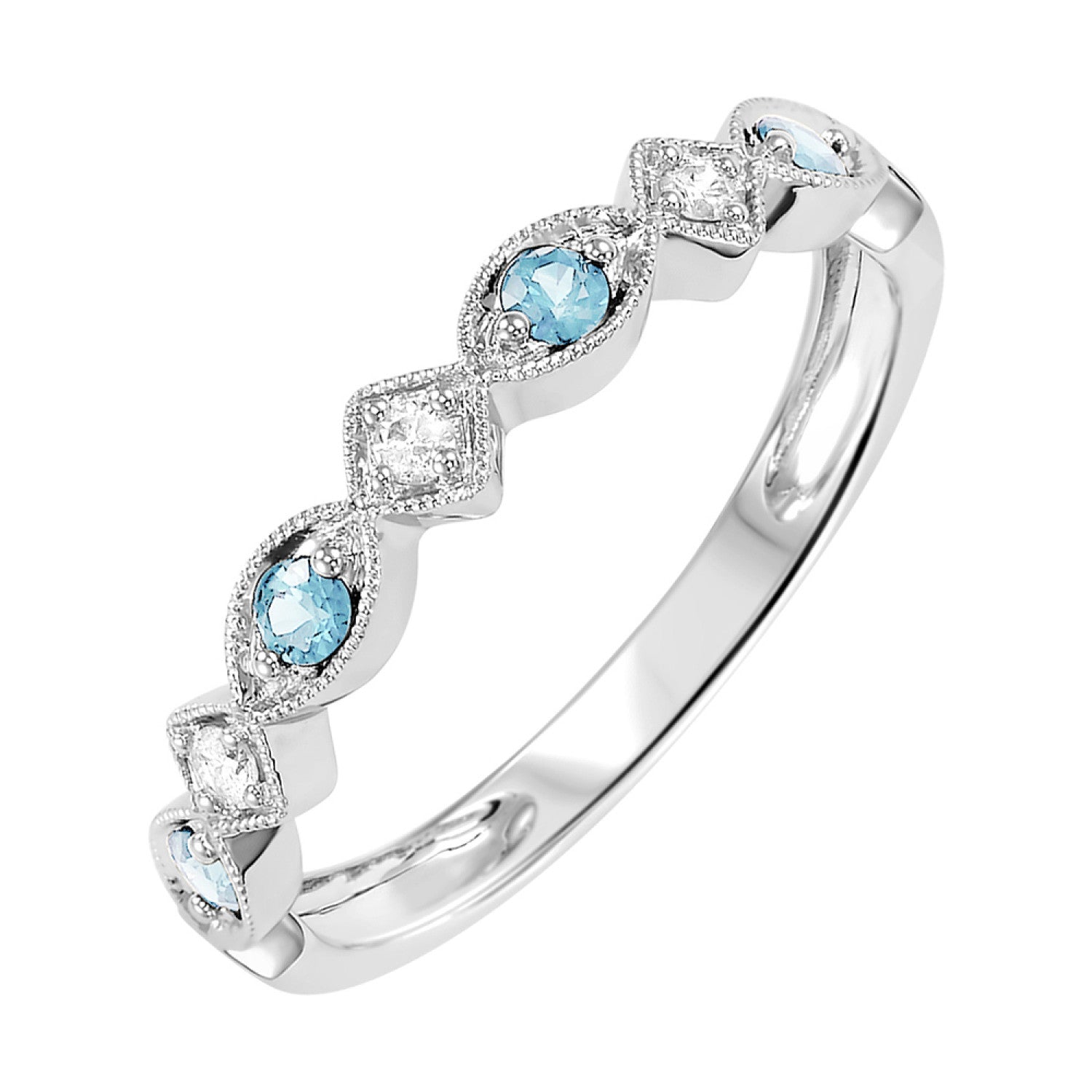 Diamond Wedding Bands  -  Women's