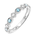 Diamond Wedding Bands  -  Women's