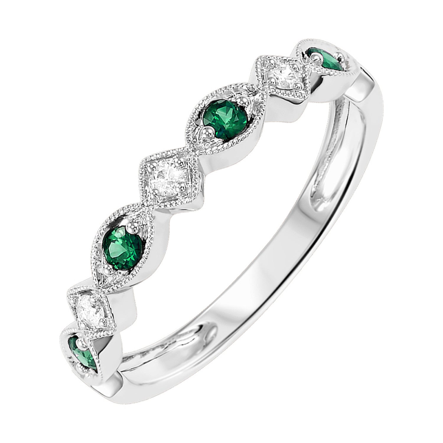 Diamond Wedding Bands  -  Women's