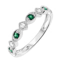 Diamond Wedding Bands  -  Women's