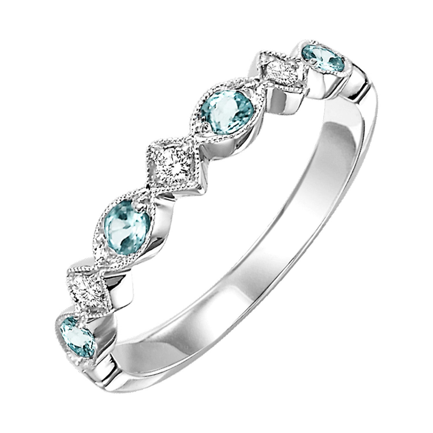 Diamond Wedding Bands  -  Women's