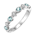Diamond Wedding Bands  -  Women's