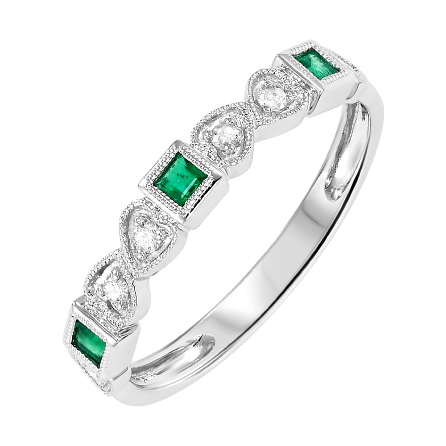 Diamond Wedding Bands  -  Women's