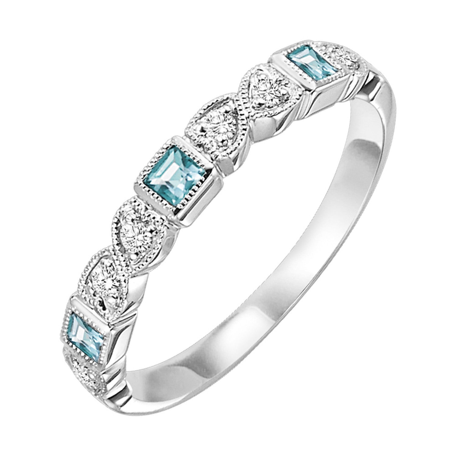 Diamond Wedding Bands  -  Women's