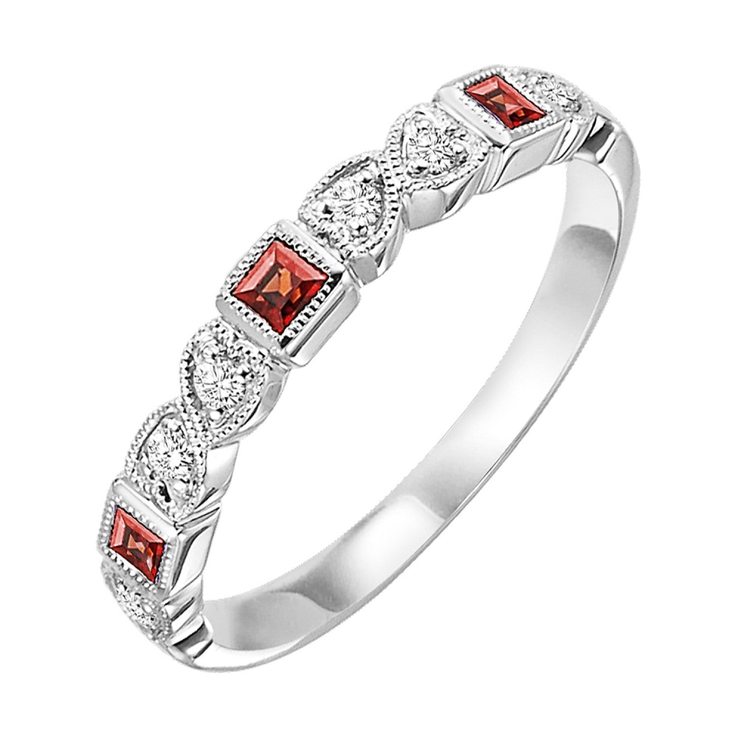 Diamond Wedding Bands  -  Women's