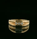 Diamond Wedding Bands  -  Men's