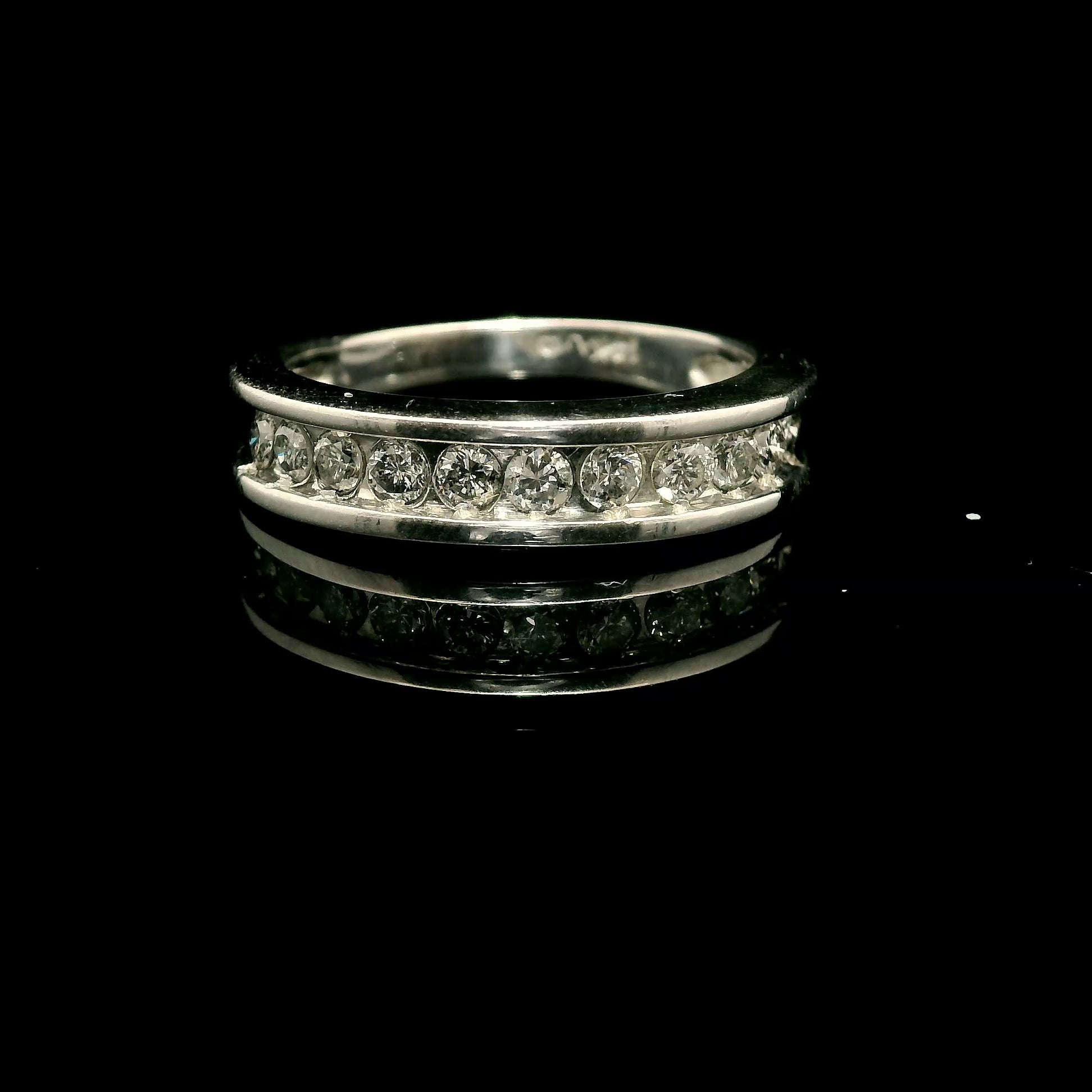 Diamond Wedding Bands  -  Men's