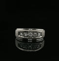 Diamond Wedding Bands  -  Men's