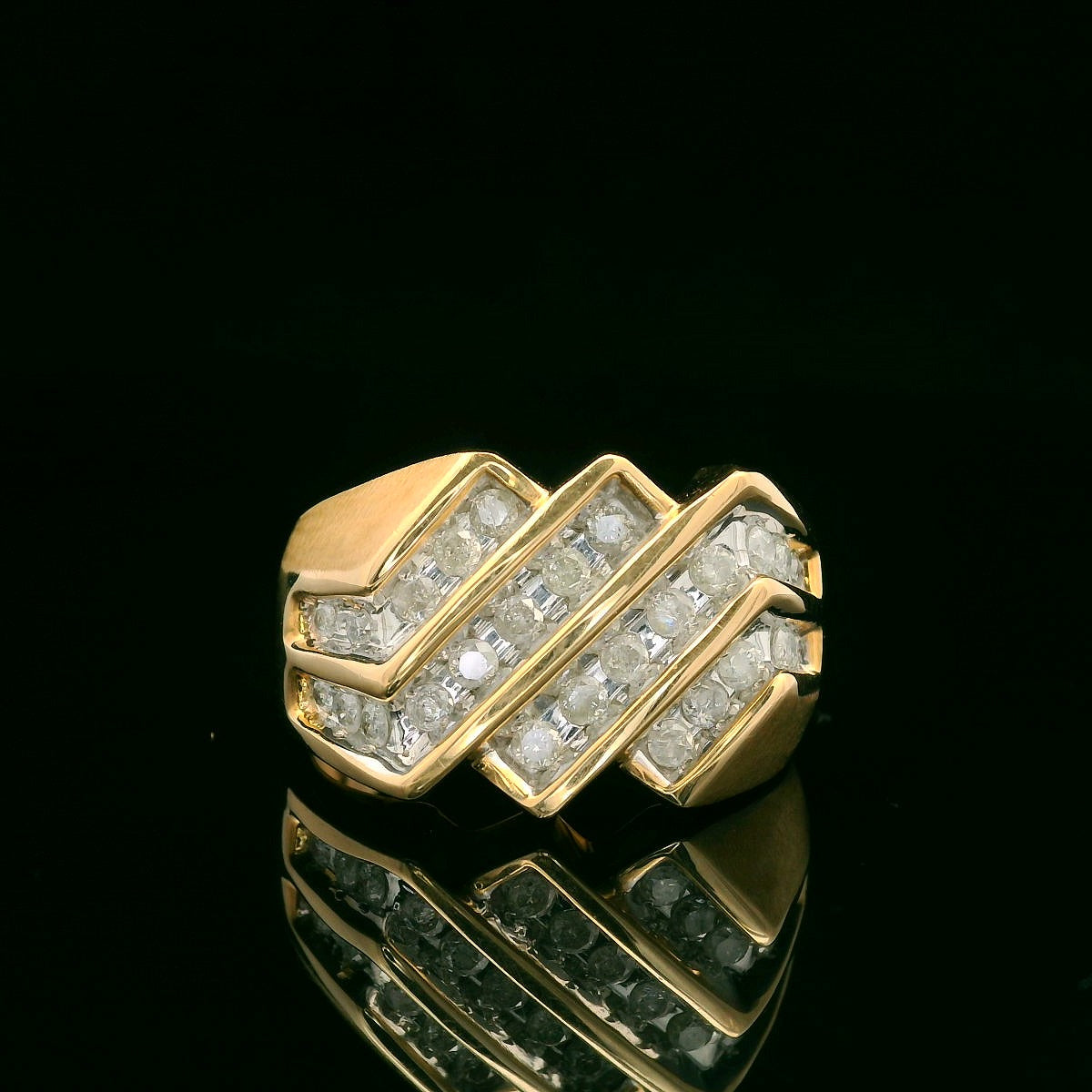 Diamond Fashion Rings  -  Men's