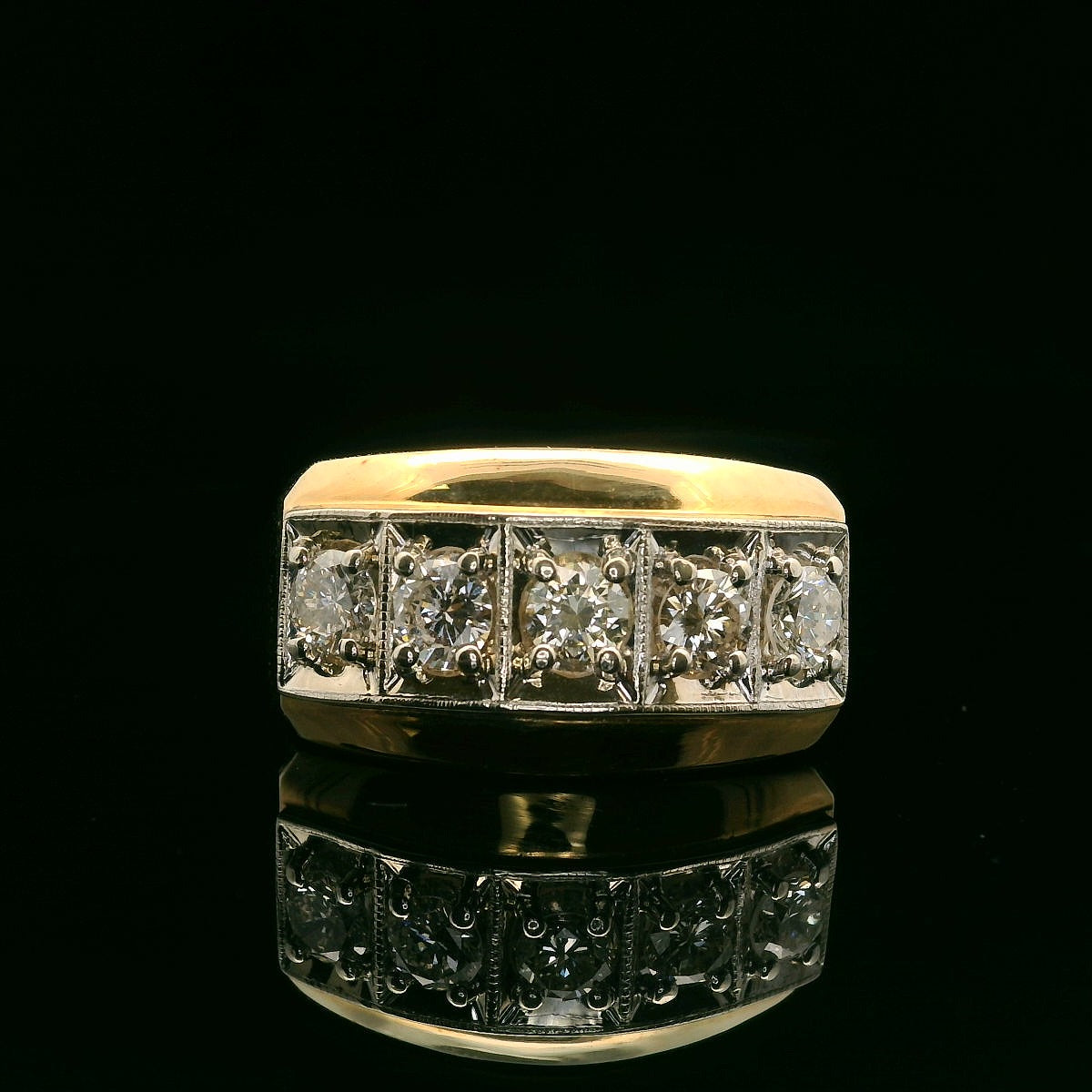 Diamond Fashion Rings  -  Men's