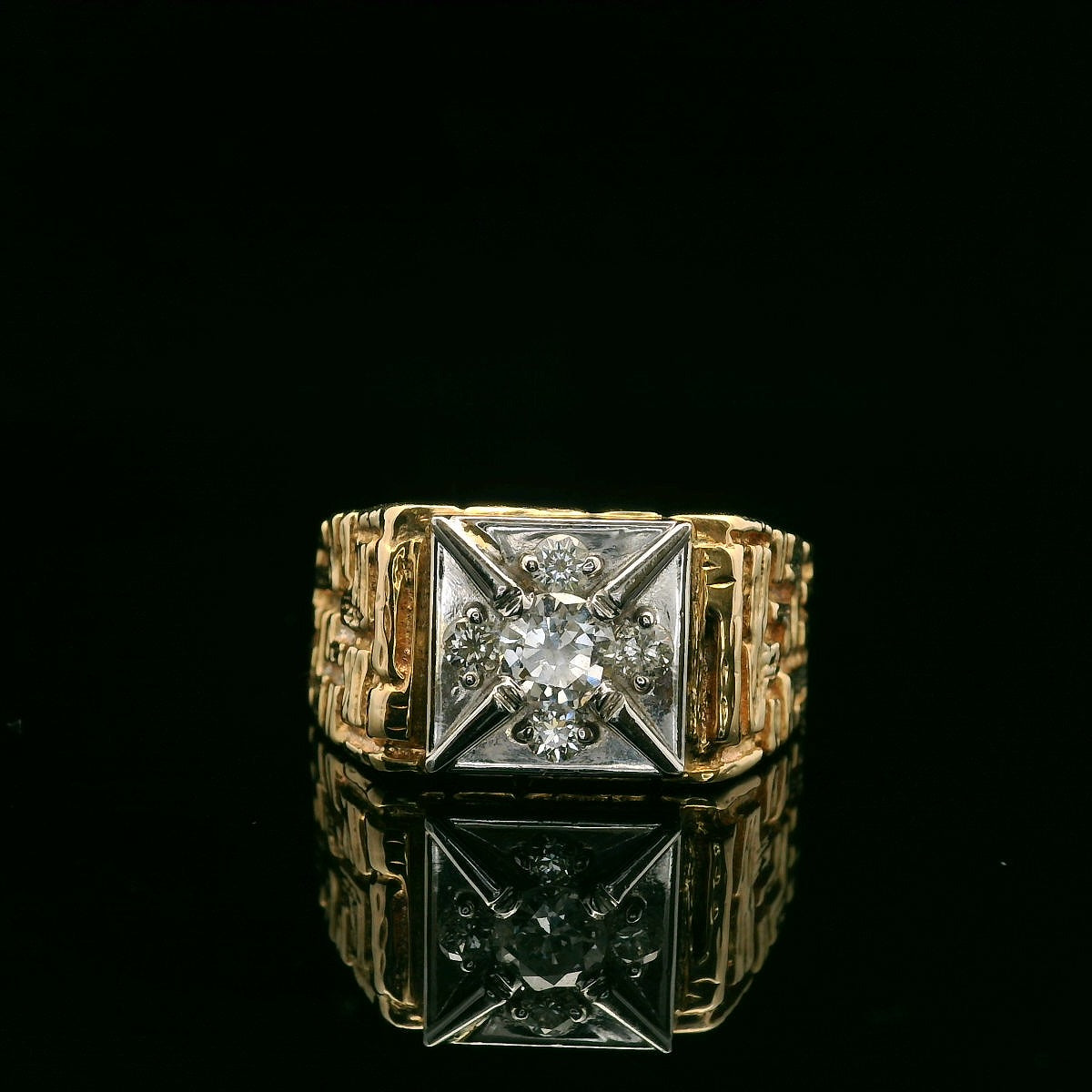 Diamond Fashion Rings  -  Men's