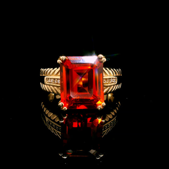 Colored Stone Rings  -  Women's
