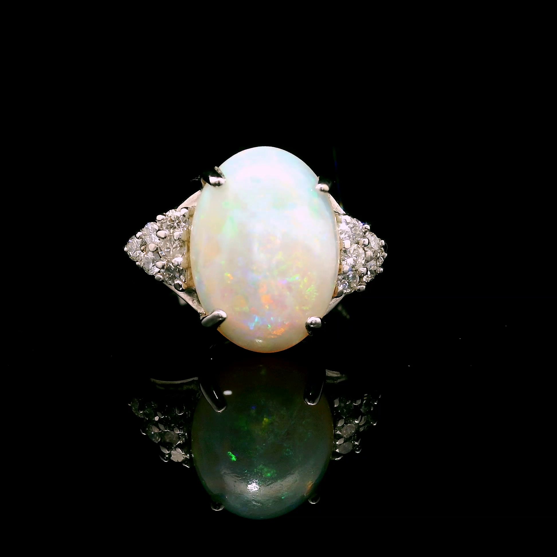 Colored Stone Rings  -  Women's